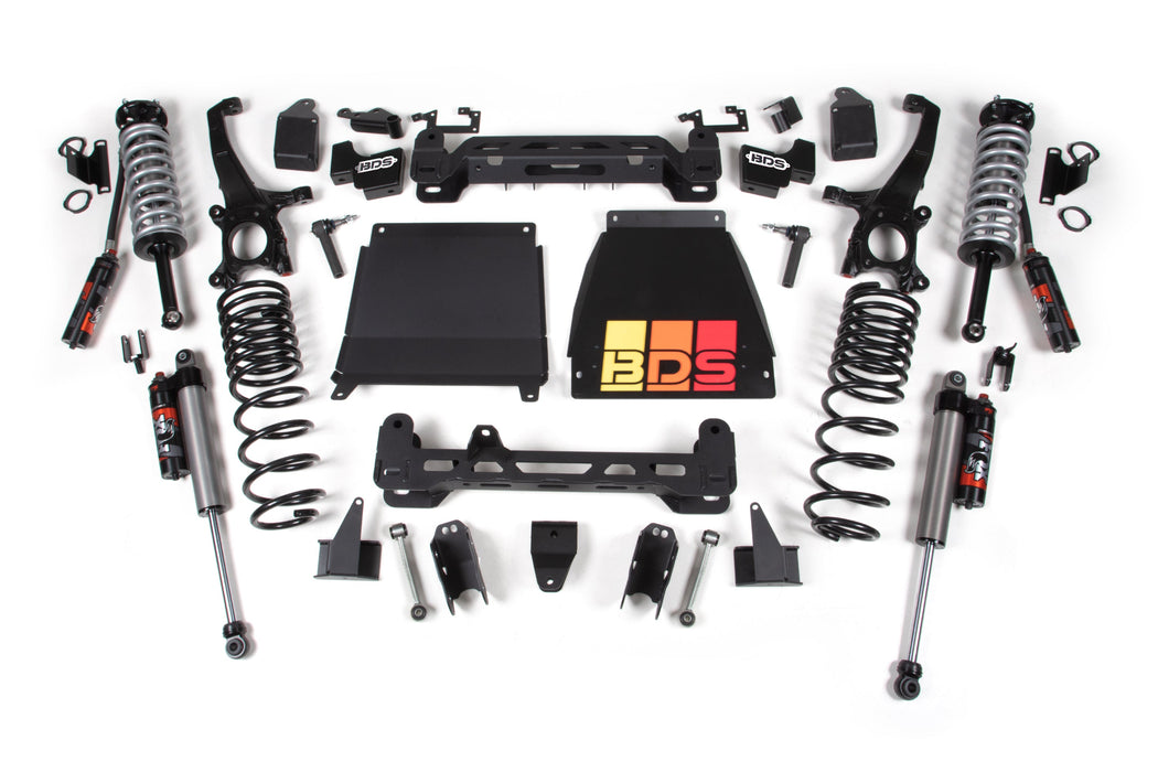 BDS 22-26 Toyota Tundra 4WD 5" Suspension Lift Kit, 4" Rear, Coil Spring - Fox 2.5 Performance Elite Series C/O Front, Fox 2.5 Performance Elite Series Rear