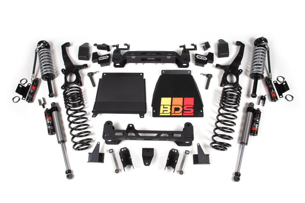 BDS 22-26 Toyota Tundra 4WD 7" Suspension Lift Kit, 5" Rear, Coil Spring - Fox 2.5 Performance Elite Series C/O Front, Fox 2.5 Performance Elite Series Rear