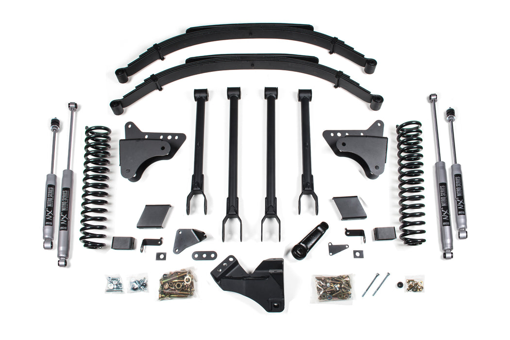 BDS 8 Inch Lift Kit, 4-Link Conversion, Ford F250/F350 Super Duty (2011-2016) 4WD Gas