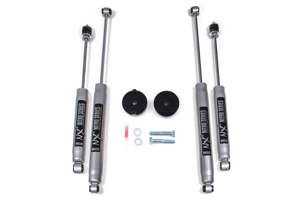 BDS 1 Inch Leveling Kit, Coil Spacer, Ford F250/F350 Super Duty (2017-2019) 4WD