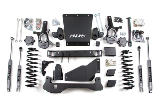 BDS 6 Inch Lift Kit, Chevy/GMC Avalanche, Surburban, Tahoe, or Yukon 1500 (2000-2006) 4WD