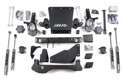 BDS 4 Inch Lift Kit, Chevy/GMC Avalanche, Surburban, Tahoe, or Yukon 1500 (2000-2006) 4WD