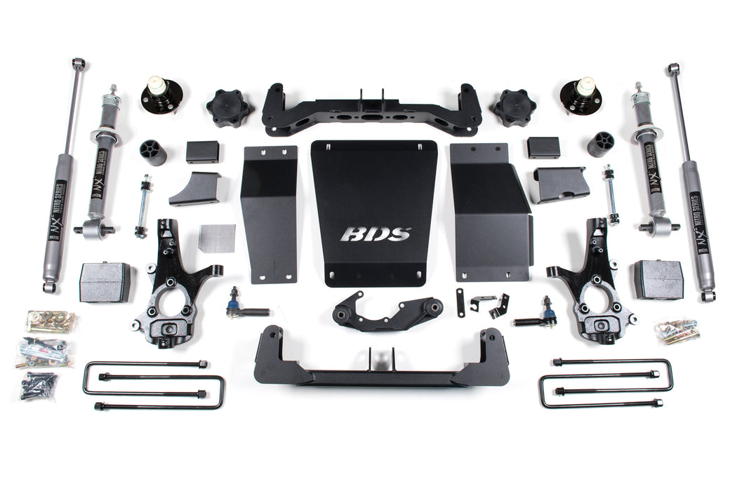 BDS 6 Inch Lift Kit, Chevy Silverado or GMC Sierra 1500 (2014-2018) 4WD