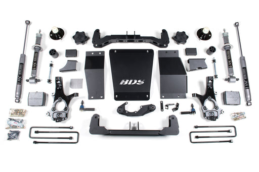 BDS 6 Inch Lift Kit, Chevy Silverado or GMC Sierra 1500 (2014-2018) 4WD