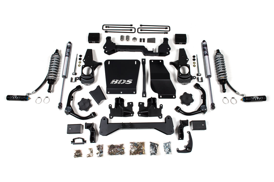 BDS 6.5 Inch Lift Kit, FOX 2.5 Coil-Over Conversion, Chevy Silverado or GMC Sierra 2500HD/3500HD (2001-2010) Diesel
