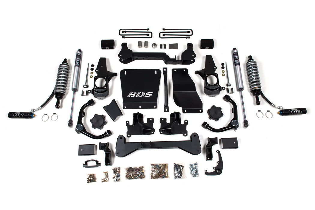 BDS 4.5 Inch Lift Kit, FOX 2.5 Coil-Over Conversion, Chevy Silverado or GMC Sierra 2500HD/3500HD (2001-2010) Diesel