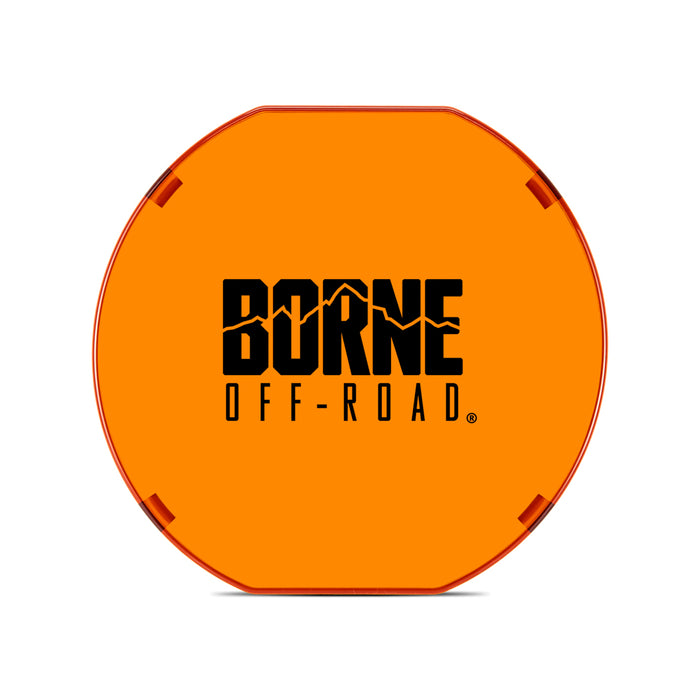 Mishimoto BNLT-COV-RD7YL Borne Off-Road 7in Round Light Cover, Amber