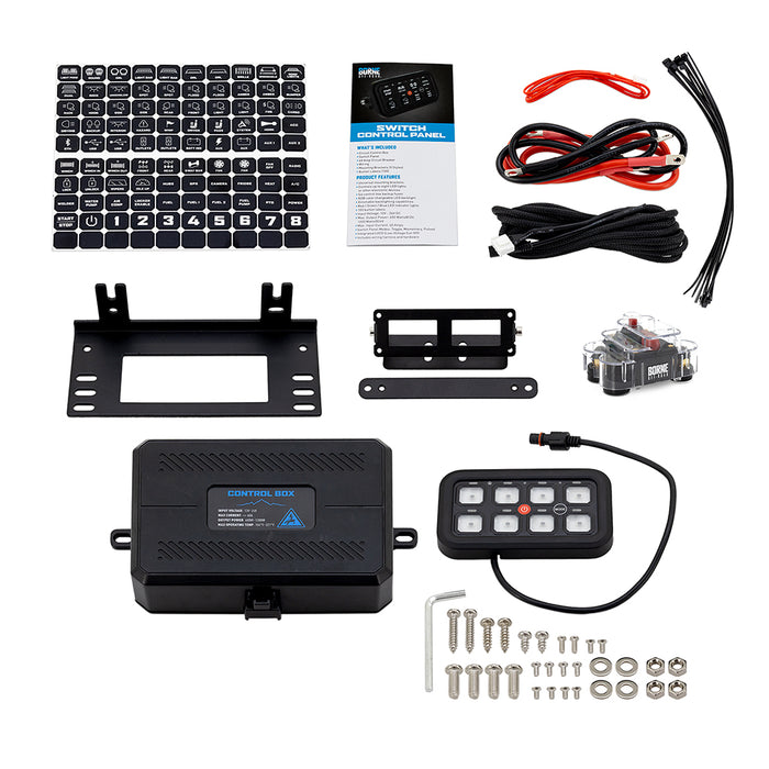 Mishimoto BNLT-GANG-8 Borne Off-Road 8-Gang Switch Panel