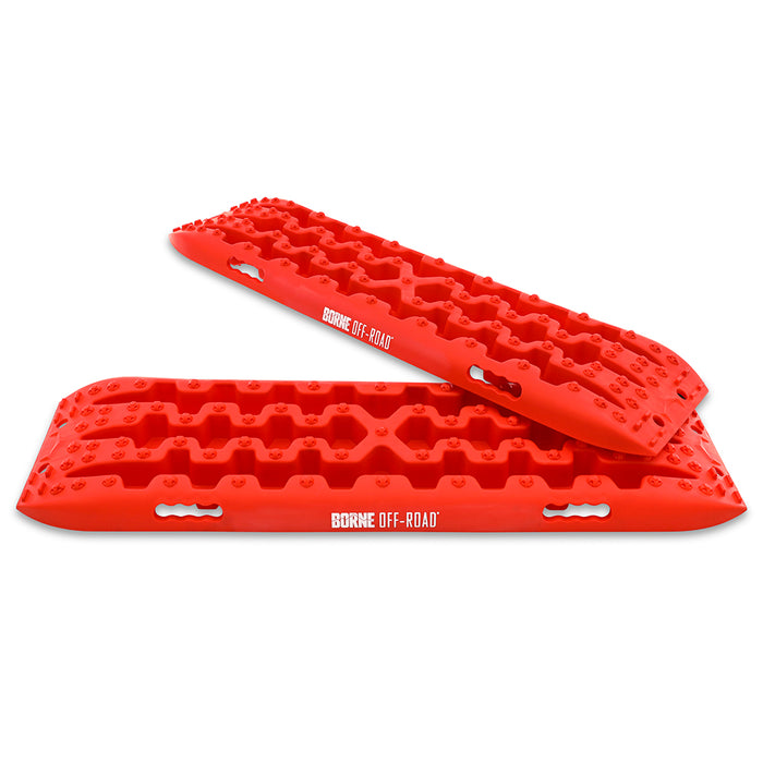 Mishimoto BNRB-109RD Borne Off-Road Traction Board Set, Red