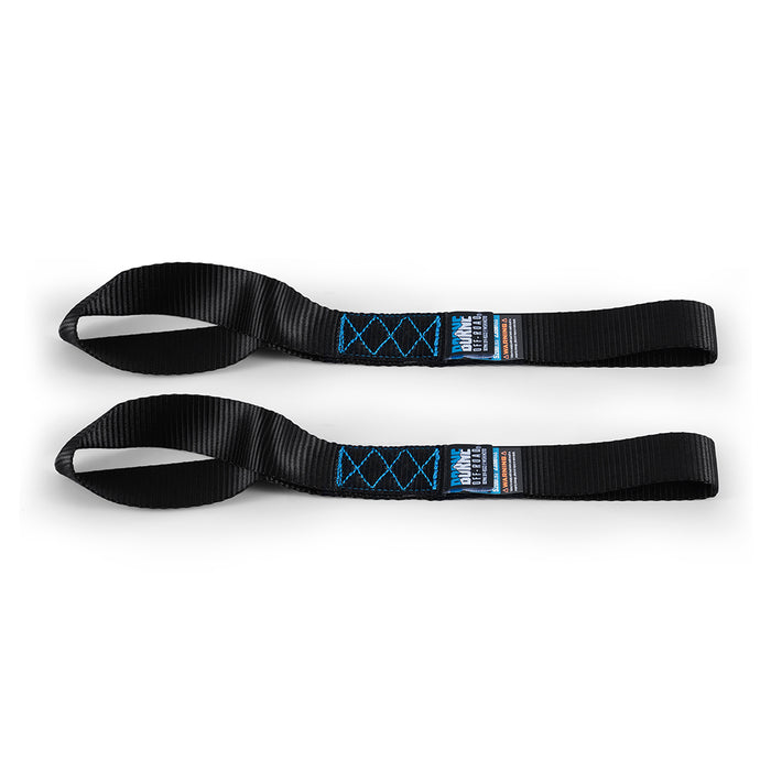 Mishimoto BNRTC-TDHD-2BK Borne Off-Road Heavy-Duty Ratchet Tie-Down Kit (2-pack), Black