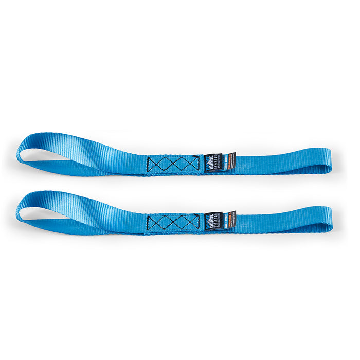 Mishimoto BNRTC-TDHD-2BL Borne Off-Road Heavy-Duty Ratchet Tie-Down Kit (2-pack), Blue