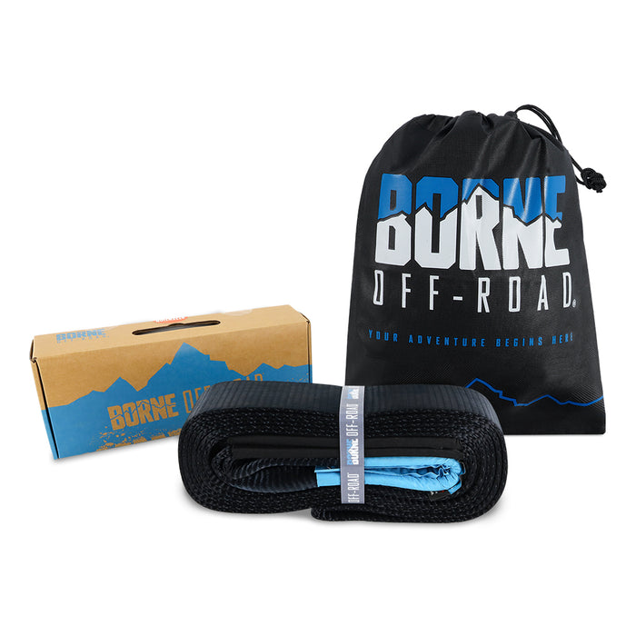 Mishimoto BNTW-3-20 Borne Off-Road Tow Strap, 3 in, 20 Feet