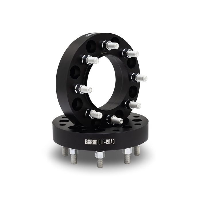 Borne Wheel Adapters, 8x180 to 8x6.5, 1.5in, Black