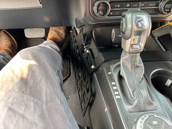 BARNES 4WD Bronco Center Console Molle Panels (Scratch & Dent) | P/N B4WK12799SD