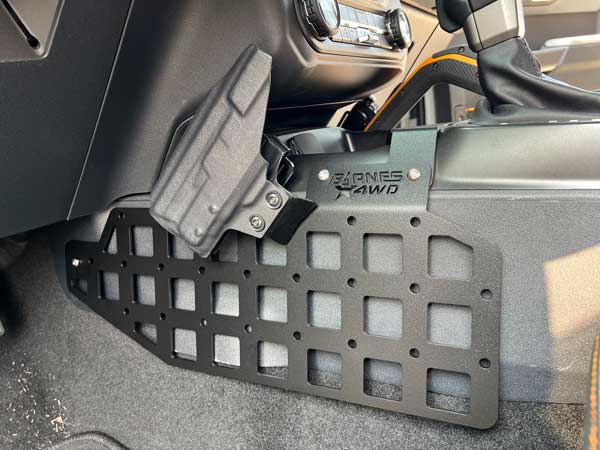 BARNES 4WD Bronco Center Console Molle Panels (Scratch & Dent) | P/N B4WK12799SD