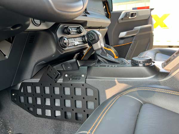 BARNES 4WD Bronco Center Console Molle Panels (Scratch & Dent) | P/N B4WK12799SD