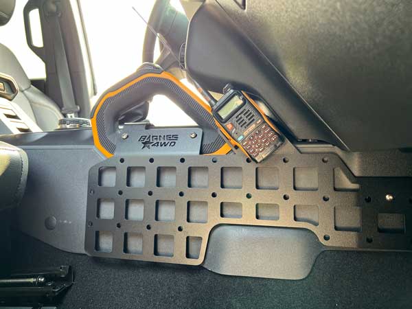 BARNES 4WD Bronco Center Console Molle Panels (Scratch & Dent) | P/N B4WK12799SD