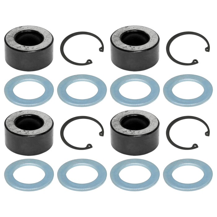 Johnny Joint Rebuild Kit, Narrow, 2.5 in., 4-pack, Incl. 4 Bushings, 8 Side Washers, 4 Snap Rings