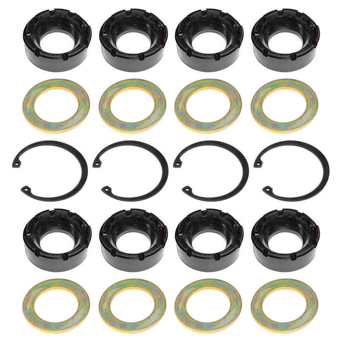 Johnny Joint Rebuild Kit, 2.5 in., 4-pack, Incl. 8 Bushings, 8 Side Washers, 4 Snap Rings