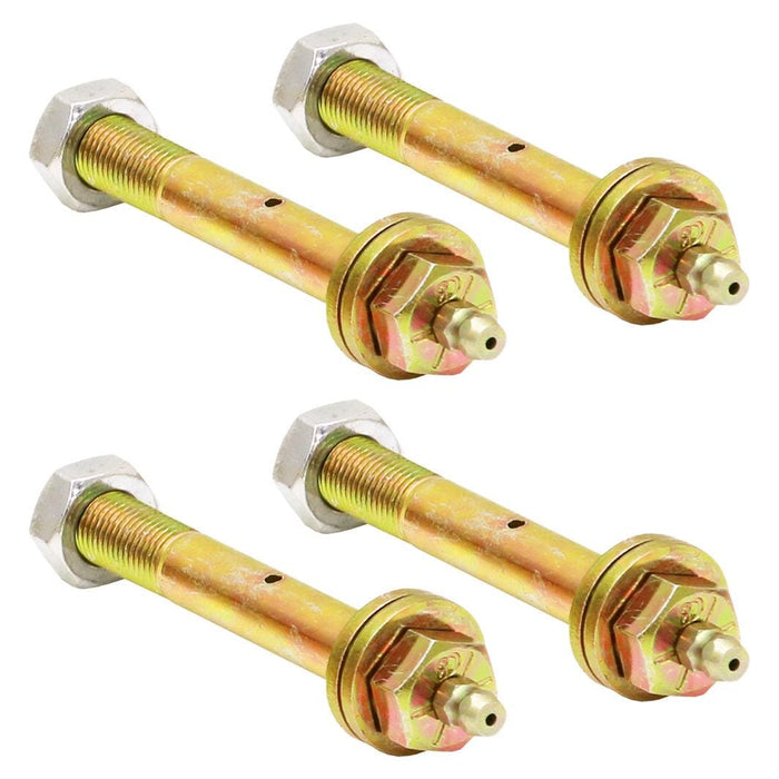 RockJock Greaseable Bolt w/Hardware, 7/16 in. Thread X 3 1/4 in. Long, 4-pack