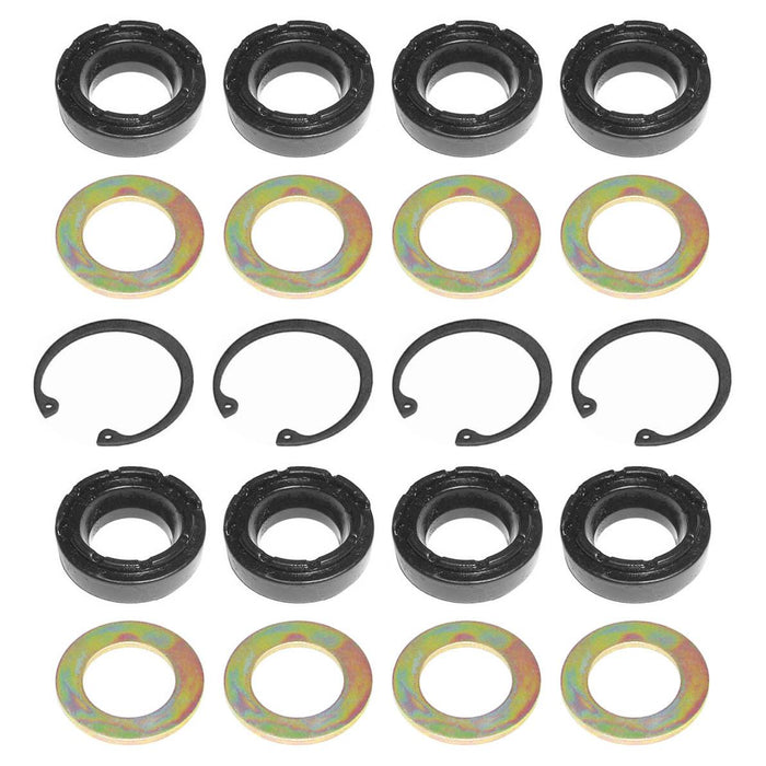 Johnny Joint Rebuild Kit, 2 in., 4-pack, Incl. 8 Bushings, 8 Side Washers, 4 Snap Rings