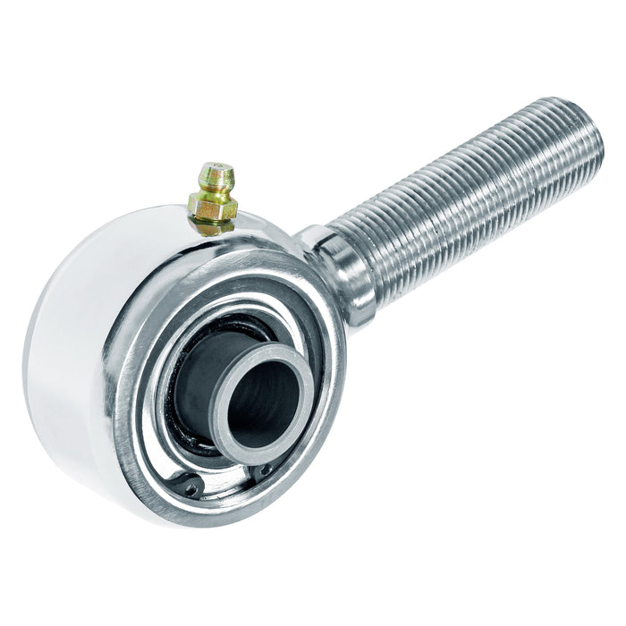 Johnny Joint Rod End, 2 in., Polished Stainless Steel Narrow, 3/4 in.-16 LH Threads, 1.800 in. x .625 in. Ball