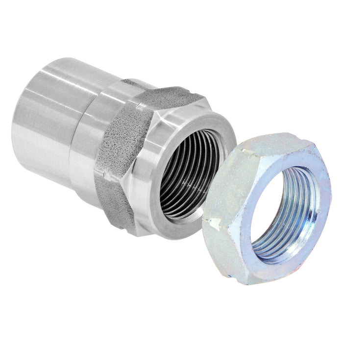 RockJock Threaded Bung With Jam Nut, 1 in.-14, LH Thread, Set