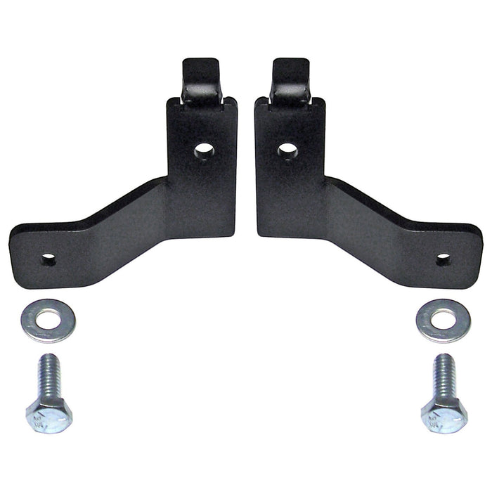 RockJock Brake Line Relocation Bracket Kit, JK Front
