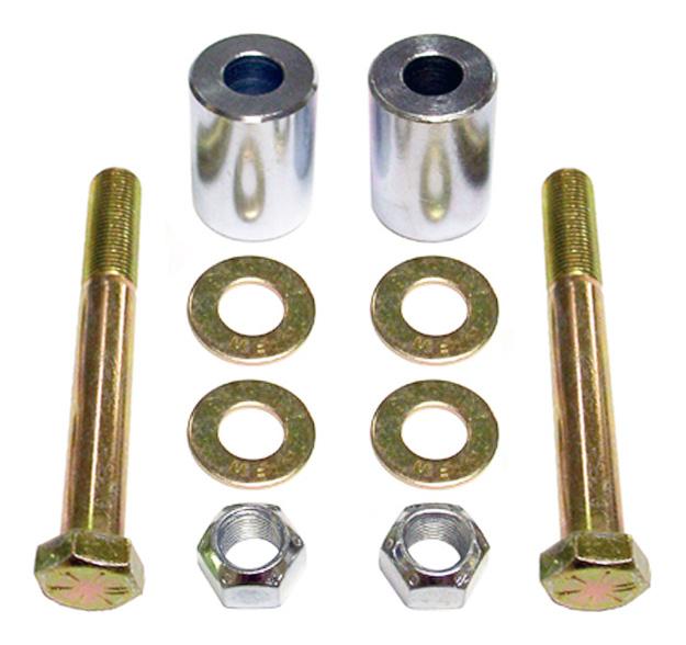 RockJock Shock Mount Relocation Kit, JK Rear Lower, Incl. Hardware, Pair