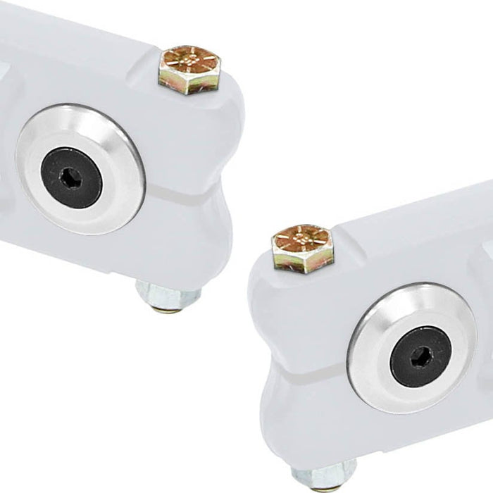 Antirock Sway Bar Arm Hardware Kit, (2-pack, Tapered Aluminum Washers, Flat Head Allen Bolts, Pinch Bolt and Nut, Set for 2 Arms)