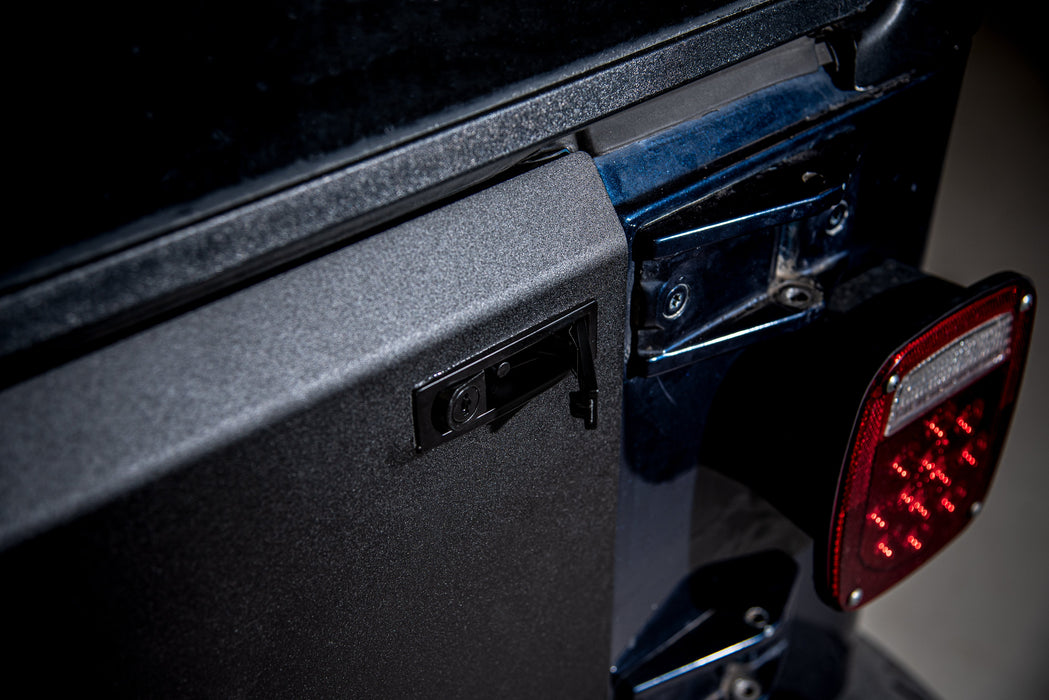 Drop Down Tailgate with Molle Rack | Jeep Wrangler YJ/TJ