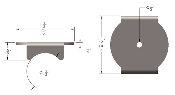 Universal Axle Bracket Kit