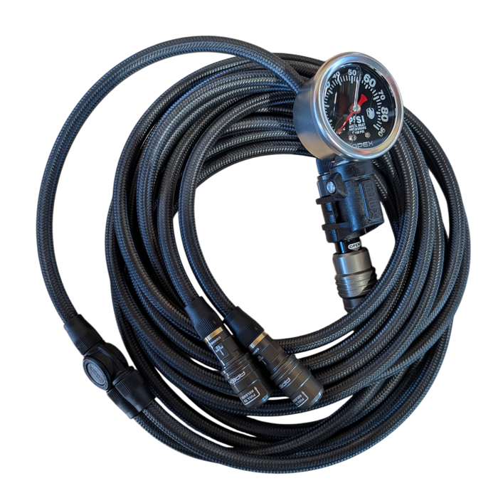 APEX Designs PTI Multi Tire Inflator - 2 Tire Inflation Kit | P/N X02-18-020-3