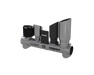 T304 Stainless Steel Tip Display, 25" Length, 4" Width, 4.75" Height (without Tips) with Various Tips