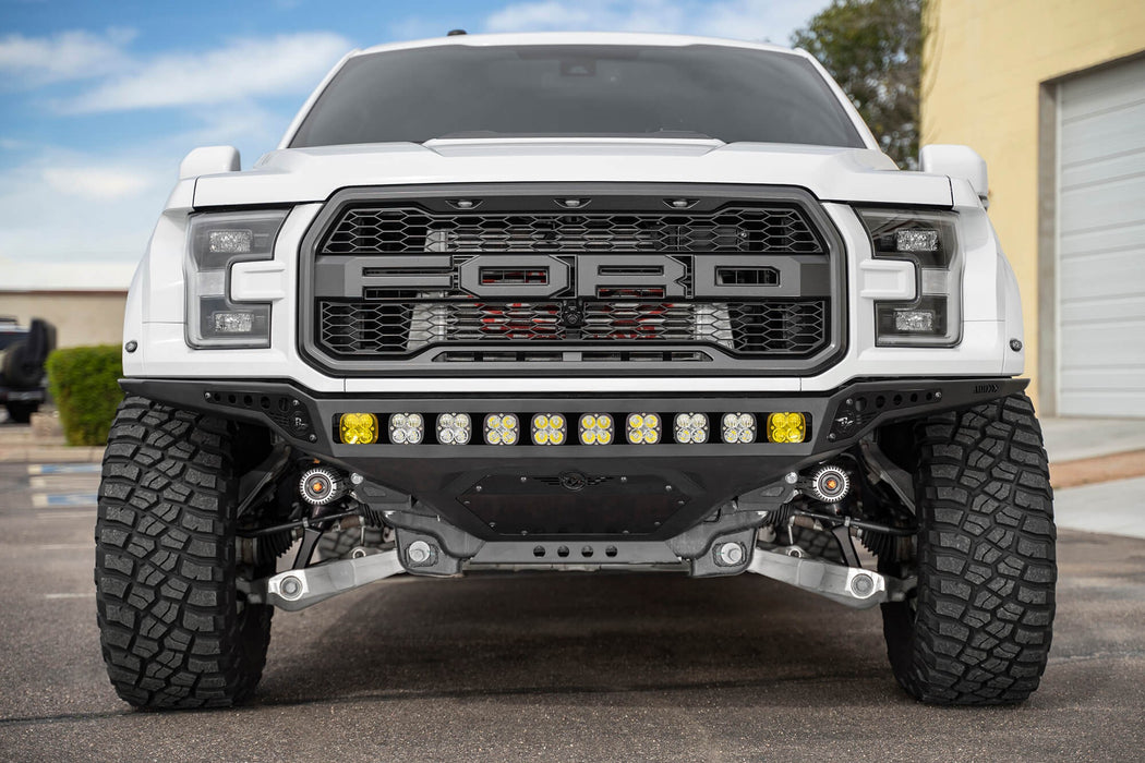 2017 - 2020 Ford Raptor Rock Fighter Frame Cut Front Bumper, view 6