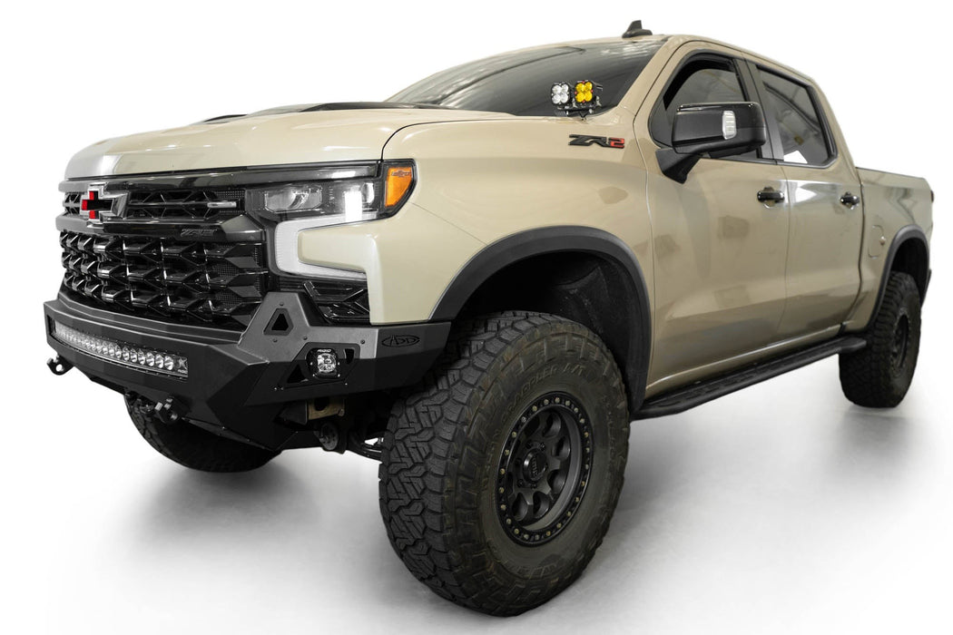 Chevy Silverado 1500 ZR2 Stealth Fighter Front Bumper, view 2