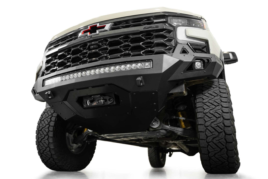 Chevy Silverado 1500 ZR2 Stealth Fighter Front Bumper, view 3