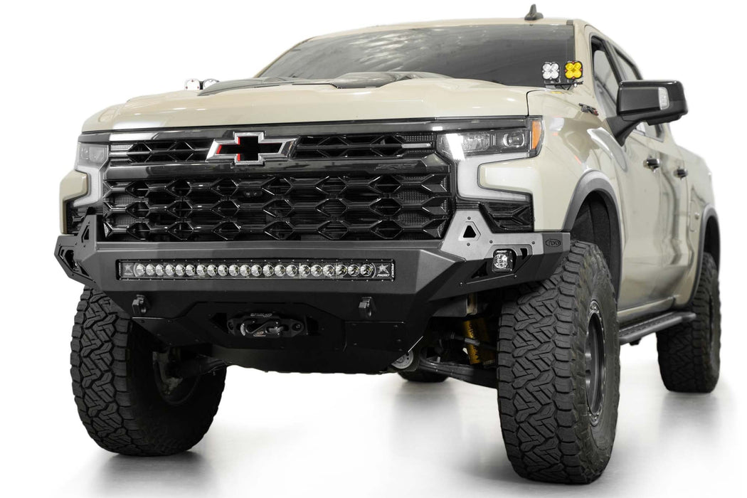 Chevy Silverado 1500 ZR2 Stealth Fighter Front Bumper, view 6