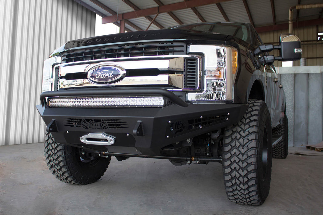 2017 - 2019 Ford Super Duty HoneyBadger Front Bumper, view 5