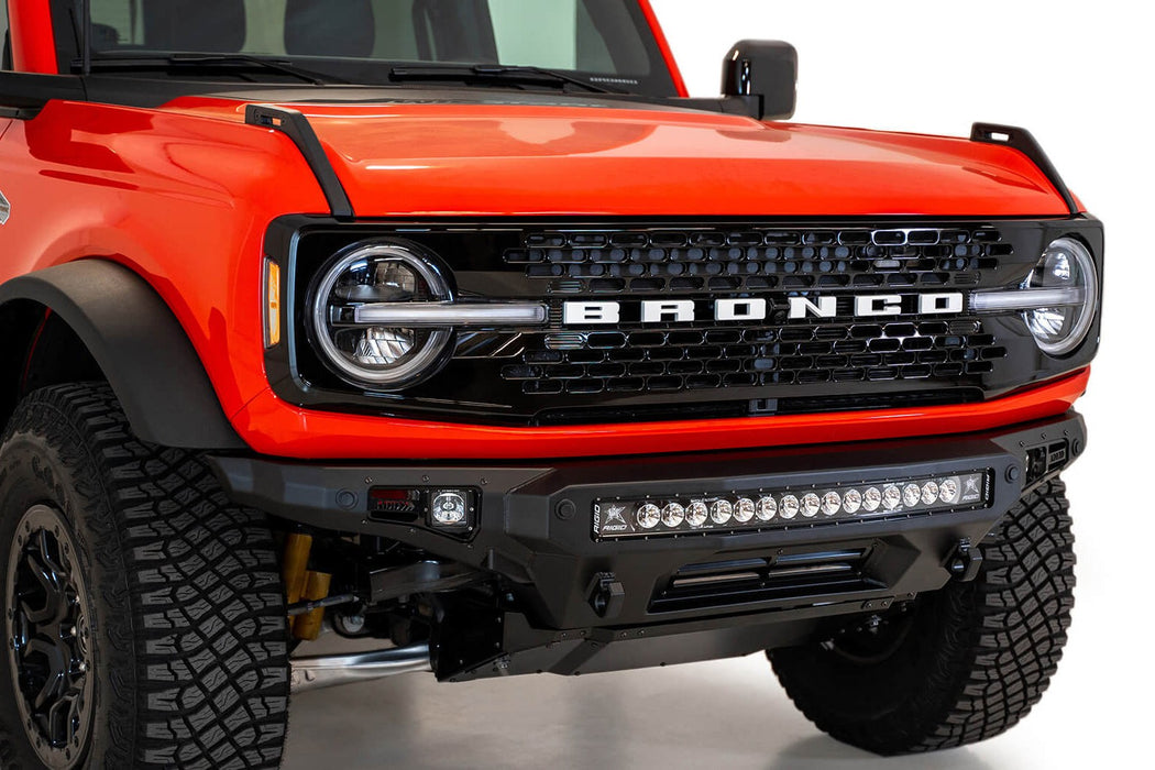 2021 - 2023 Ford Bronco Stealth Fighter Front Bumper, view 3