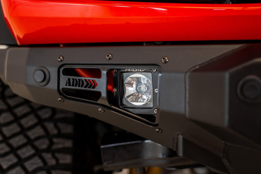 2021 - 2023 Ford Bronco Stealth Fighter Front Bumper, view 4