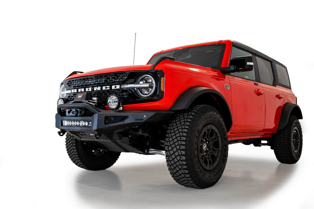 2021 - 2023 Ford Bronco Rock Fighter Front Bumper, view 4