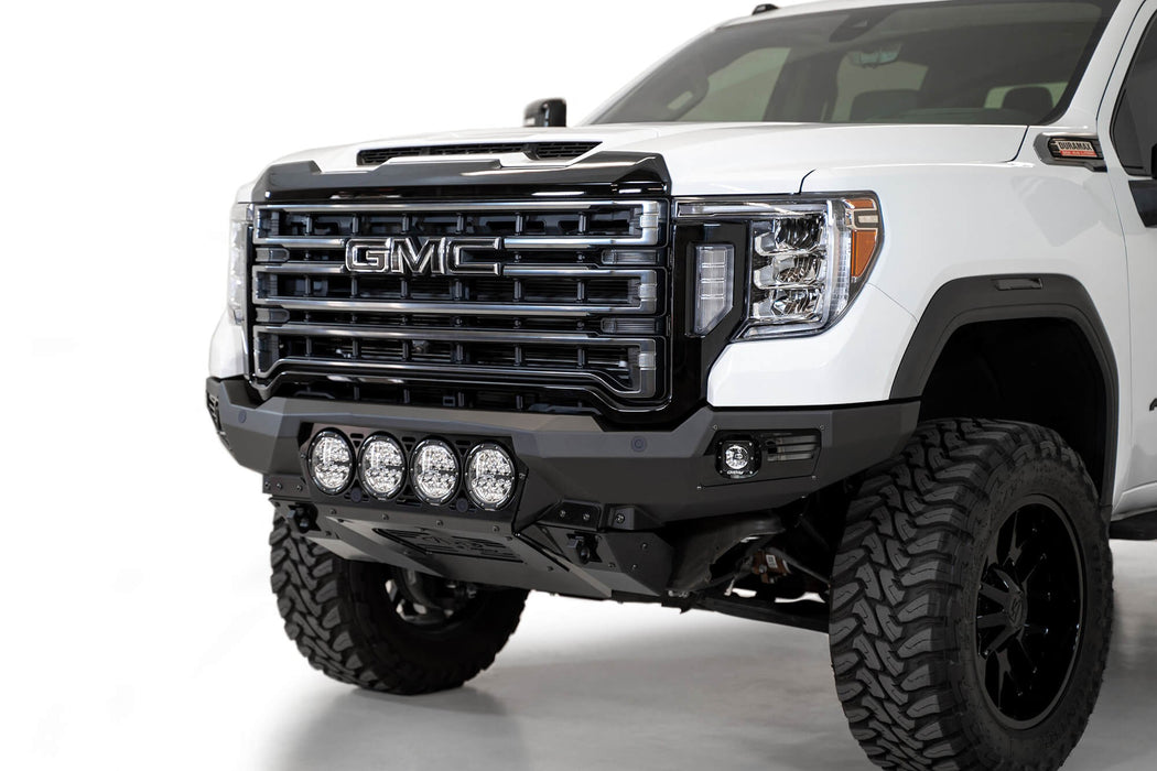 2020-2023 GMC Sierra 2500, 3500 Bomber Front Bumper, view 3