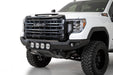 2020-2023 GMC Sierra 2500, 3500 Bomber Front Bumper, view 3