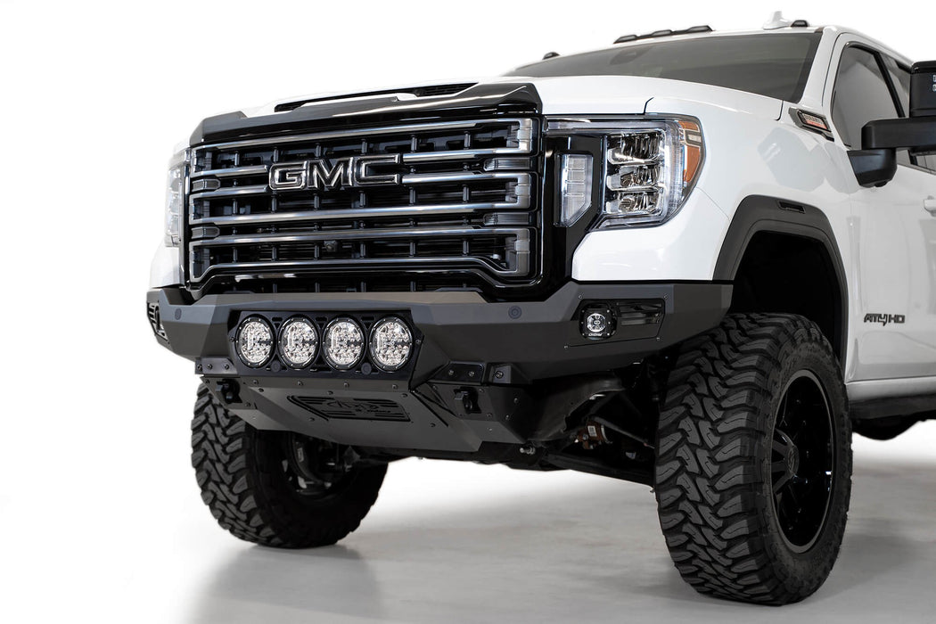 2020-2023 GMC Sierra 2500, 3500 Bomber Front Bumper, view 4