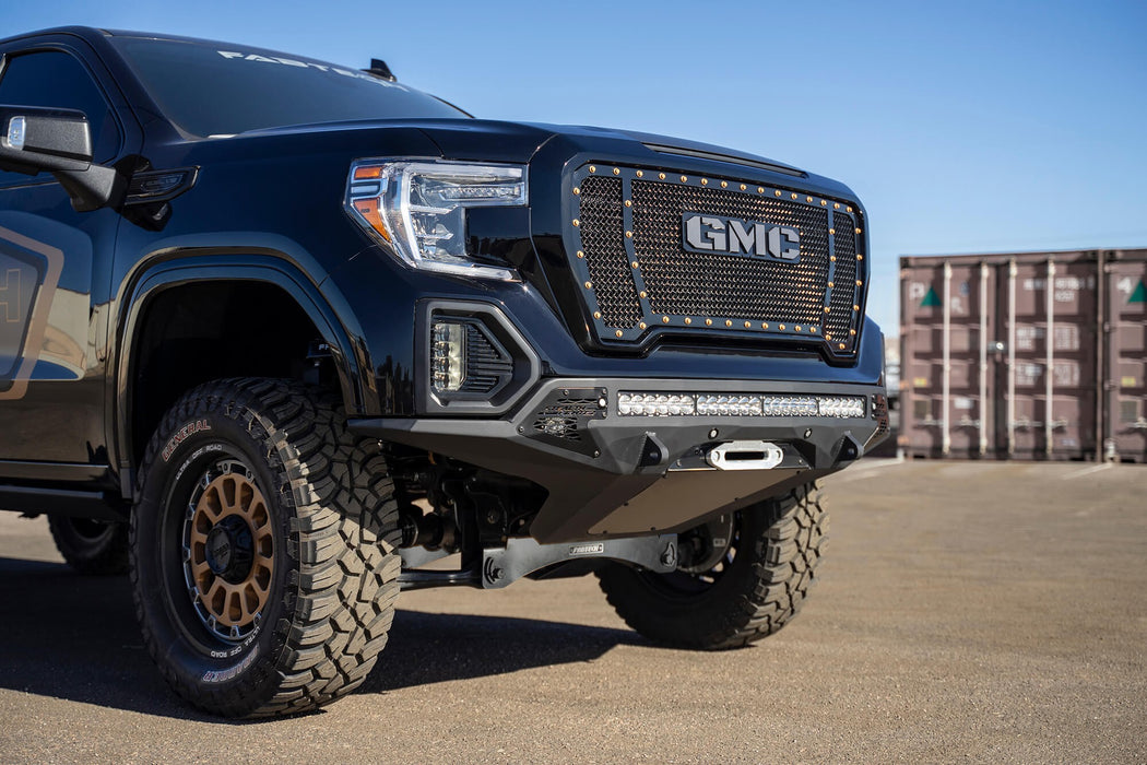 2019 - 2022 GMC Sierra 1500 Stealth Fighter Front Bumper, view 2