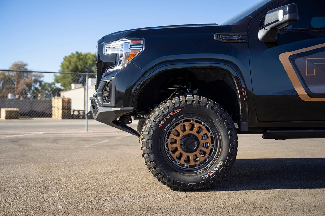 2019 - 2022 GMC Sierra 1500 Stealth Fighter Front Bumper, view 4