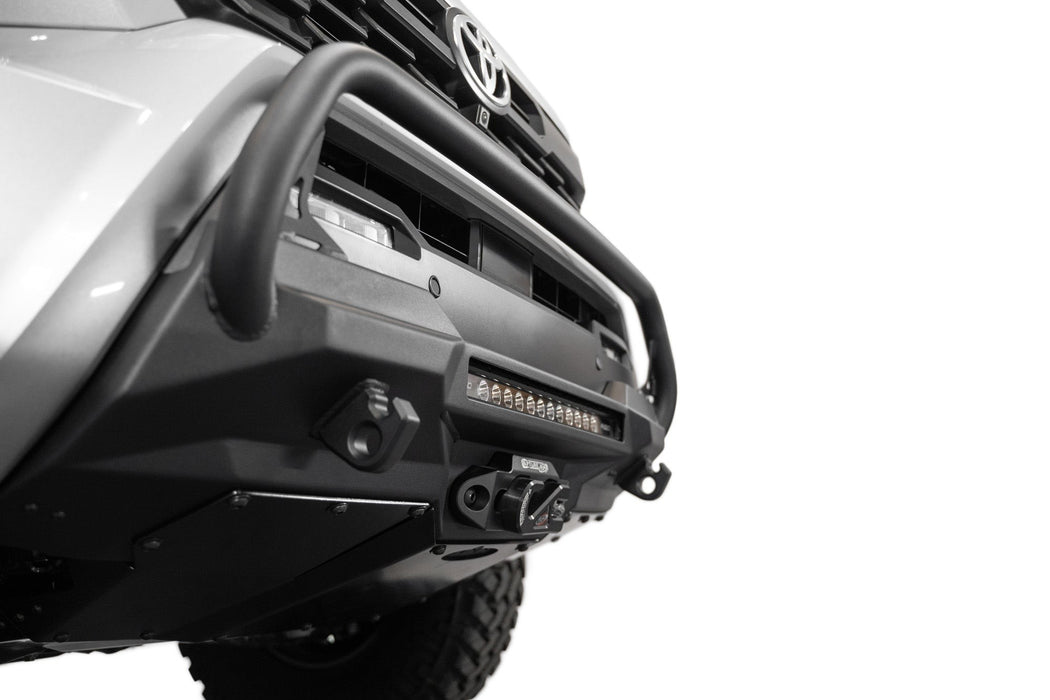 2024+ Toyota Tacoma Stealth Center Mount Winch Front Bumper With Top Hoop, view 6