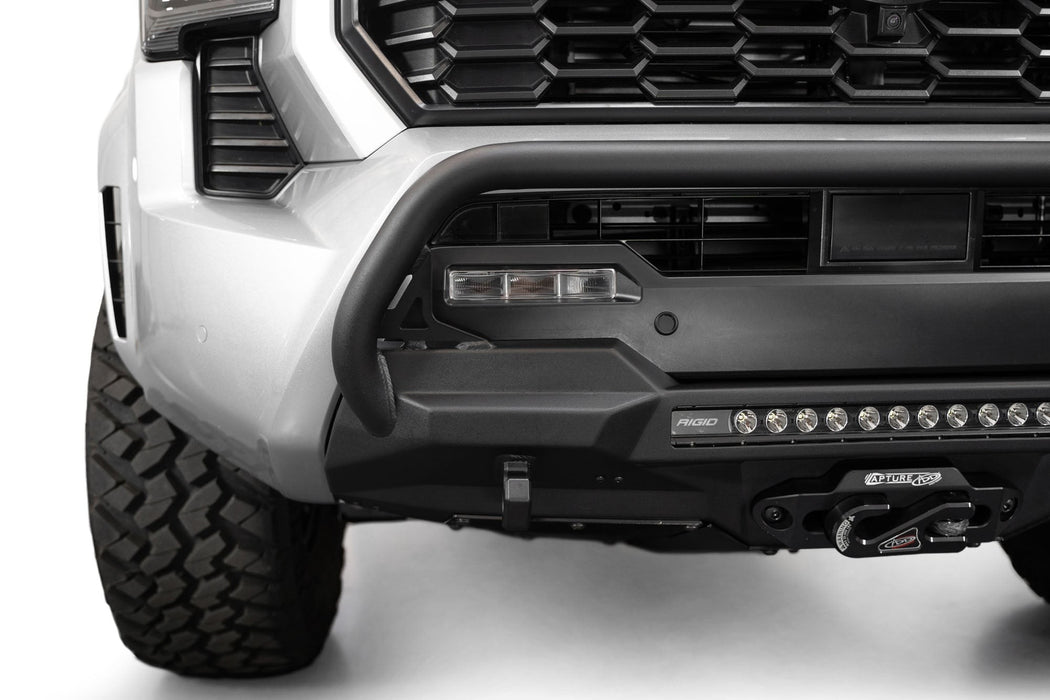 2024+ Toyota Tacoma Stealth Center Mount Winch Front Bumper With Top Hoop, view 7