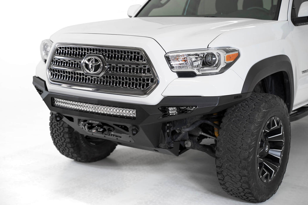 2016 - 2023 Toyota Tacoma Stealth Fighter Front Bumper, view 4